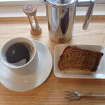 トーコーキッチン - 手作り紅茶シフォンケーキ　＋　ホットコーヒー