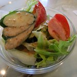亜煉路館 - ランチのサラダ