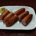 鶴亀 - 粗挽きソーセージ 380円(税込)(2024年6月8日撮影)