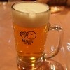 レストラン ツジタ - ドリンク写真:ほろ酔いセット・・・最初に生ビールだけがやってくる