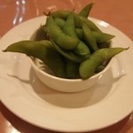 レストラン ツジタ - ほろ酔いセット（枝豆）