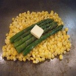 asparagus corn butter