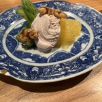 KAN - 夏みかんとグリーンアスパラの白和。