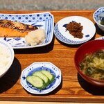 無添加商店 尾粂 - 銀しゃけ定食