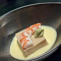 焼鳥 天赦 - ◆自家製胡麻豆腐のとうもろこしのすり流し