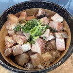 麺処 おぐら - へためし コロコロチャーシュー脂身まじウマ