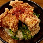 油そば専門店 歌志軒 - 唐揚げ丼(500円税込)