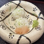 赤坂おぎ乃 - 天草　鱧　梅肉