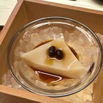 赤坂おぎ乃 - 自家製水無月豆腐　糖蜜