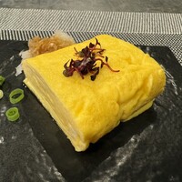 鉄板焼 MACACA - 名古屋コーチン玉子焼き