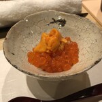 鮨西光 - 雲丹いくら