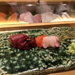 鮨西光 - サーモン、たい