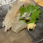 旬菜旬魚 たじま - 活イカの刺身