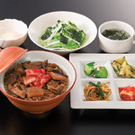 焼肉 徳寿 K-place - 牛筋キムチ丼ランチ