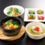 ■ Half stone grilled bibimbap/half men set