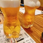 串焼炉端 三代目 巌流 - 生ビール