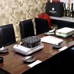 ルッカ - たこ焼きパーティーのセッティング