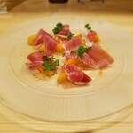 カジュアルフレンチBar 7FUKU - 生ハムビワ