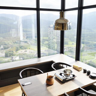31Fから眺める雄大な自然◆個室席でプライベートなひとときを