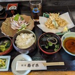 寿々木 - 料理写真:いわし定食(刺身、天ぷら)