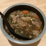 和み屋 - 自家製牛すじ煮込み、別にいいけど、ちょい違うな。