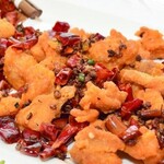 鶏肉唐辛子炒め