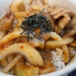 とんとん家 - 旨辛！焼肉丼(そばセット+407円) 1287円