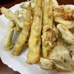 ジンギスカン - 女将さん特製の天ぷら