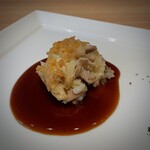 鉄板焼 天晴れ - 鉄板で作るコロッケ