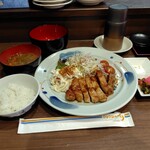 串揚げ 喰い切り料理 なかやま - 日替わりポークソテーランチセット