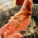 炭火焼肉うしまつ - 佐賀牛炙りロース