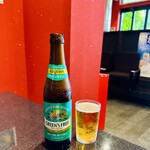 炭火焼肉うしまつ - ビール