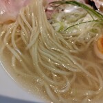 麺家 たけ田 - 麺の感じ