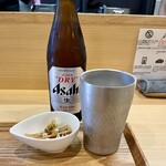 中華そば うお静 - ビール