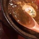 橋本屋 - 旨い　上澄スープを飲みます