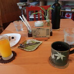 山小屋　佐藤 - コーヒーセット＆オレンジジュース