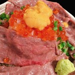 吉祥寺 肉ドレス海鮮丼 - 