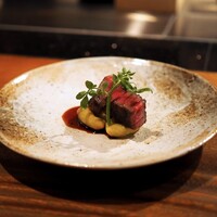 炭火割烹 樹樹 - 増田和牛ランボソの炭火焼　マディラソース