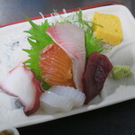おかやま食堂 - 刺身盛り