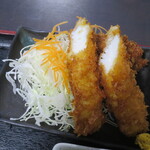 おかやま食堂 - ヒレカツ・イカフライ