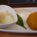 カレーShop かぼ茶 - 温玉とかぼちゃ