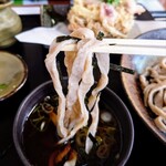 いずみ食堂 - 「たこかき揚げ 天ざるそば」②