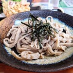 いずみ食堂 - 「たこかき揚げ 天ざるそば」⑤