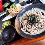 いずみ食堂 - 「たこかき揚げ 天ざるそば」④