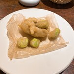 ダ マッサ - 鱧　空豆　フリット　絶品