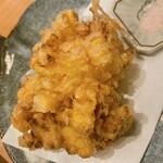 すし おおまさ - とうもろこし天ぷら