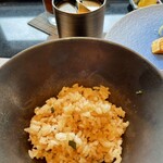 鉄板焼 「金葉亭」 - ガーリックライス