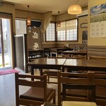 そば善 - 店内