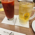 蘭 - ハイボールとトマトジュース
