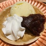 京橋 天冨良と鮨 いしい - もなかアイス